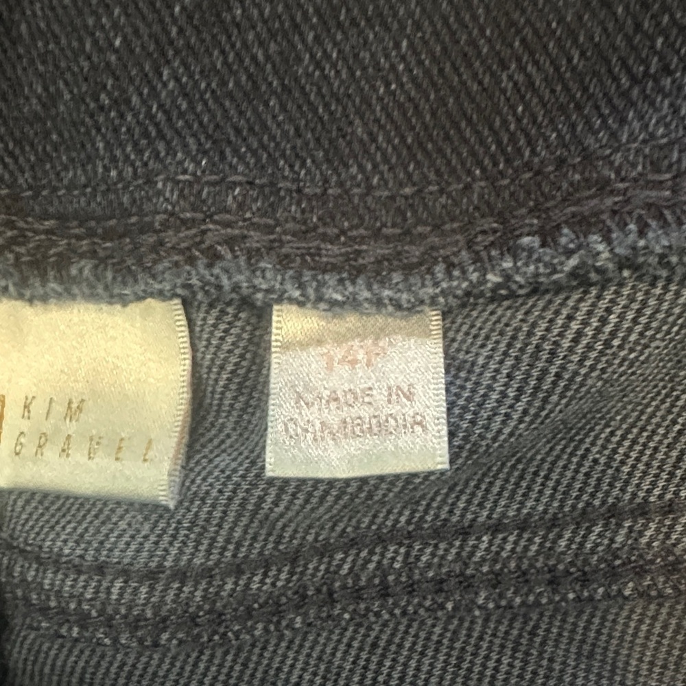 Belle Women's 14P Dark Blue cropped Jeans - Picture 7 of 8